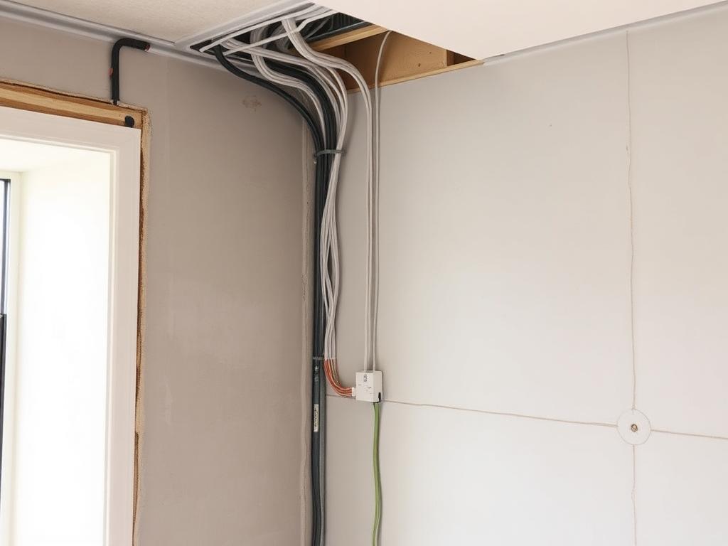 Rozvody elektro — 1. patro